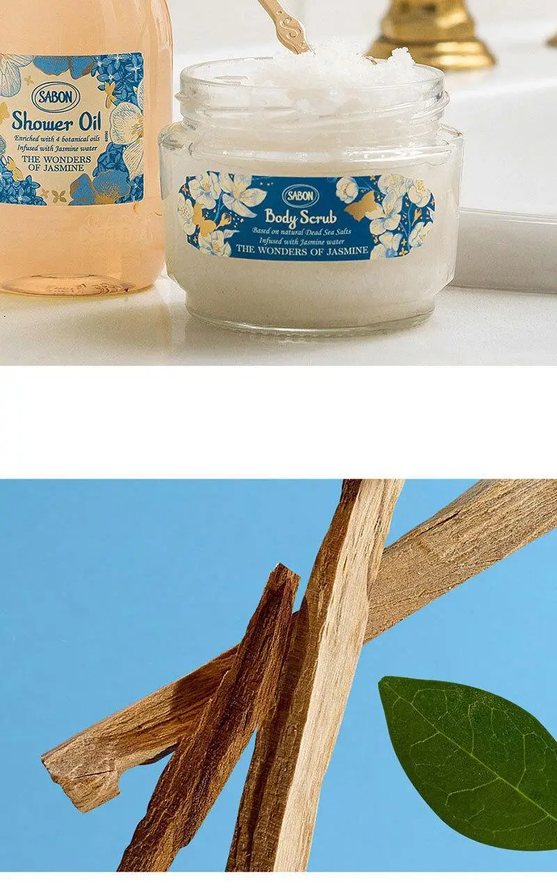 [NEW] 사봉 바디 리츄얼 더 원더스 오브 자스민 키트(샤워오일 100ml+바디스크럽 60g+실키 바디밀크 50ml) 상세페이지 8